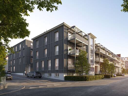 Wohnung zum Kauf - Neubau provisionsfrei 443.000 € 2 Zimmer 65 m² Geschoss 2/4 Kaiserstraße 38 Pfullingen 72793