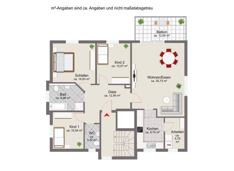 Wohnung zum Kauf 485.000 € 4 Zimmer 119,2 m² 1. Geschoss Heining Passau 94036