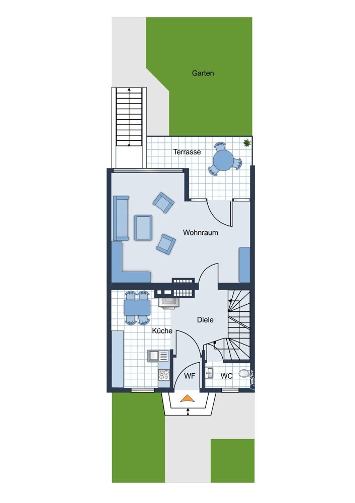 Reihenendhaus zum Kauf 449.000 € 4,5 Zimmer 108,6 m²<br/>Wohnfläche 406 m²<br/>Grundstück Altenberg Oberasbach 90522