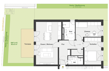 Wohnung zum Kauf 585.000 € 3 Zimmer 86,3 m² EG Nasbacher Weg 18 Nord Schwabach 91126