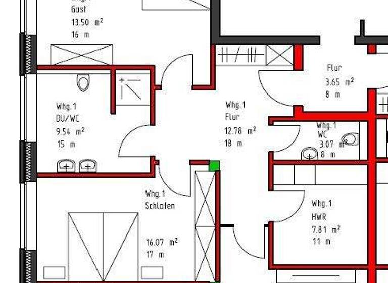 Wohnung zur Miete - Erstbezug 850 € 3 Zimmer 100 m² frei ab 01.05.2026 Papenburg 26871