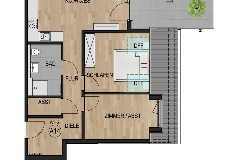 Wohnung zum Kauf provisionsfrei 460.000 € 3,5 Zimmer 80,2 m²<br/>Wohnfläche Wendlinger Str. 45 Oberensingen Nürtingen 72622