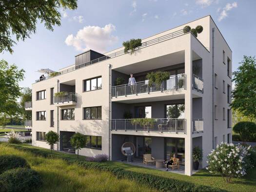 Wohnung zum Kauf - Neubau provisionsfrei 279.900 € 2 Zimmer 64,2 m² 2. Geschoss Bad Mergentheim Bad Mergentheim 97980