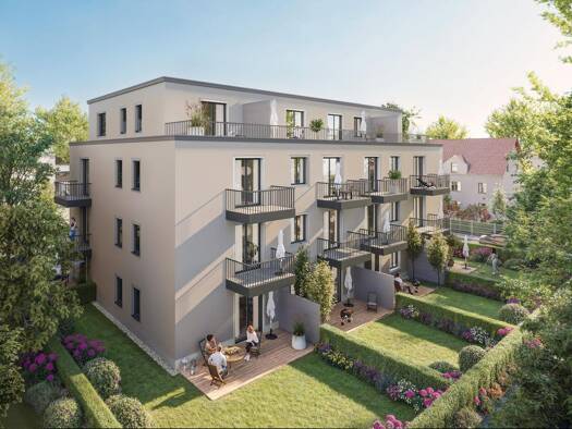Wohnung zum Kauf - Neubau provisionsfrei 274.900 € 2 Zimmer 46,4 m² Ostenviertel Regensburg 93055