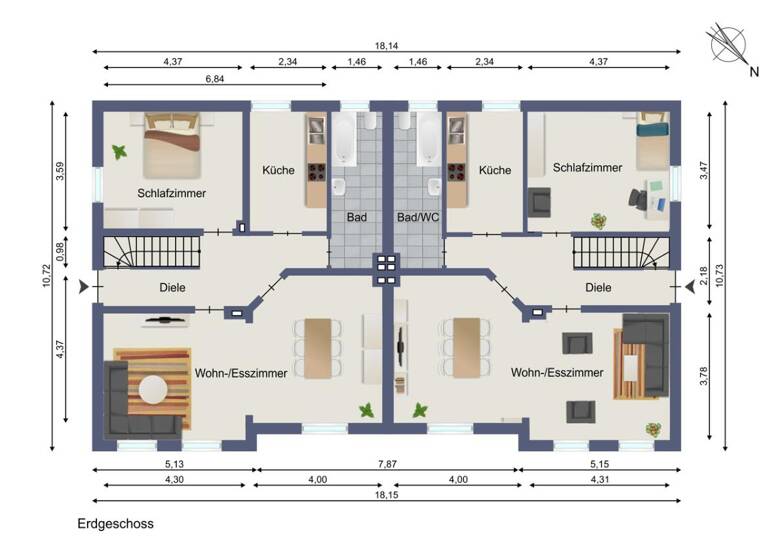 Haus zum Kauf 290.000 € 8 Zimmer 160 m² 800 m² Grundstück Hurler Str. 20/22 Millingen Rees-Millingen 46549