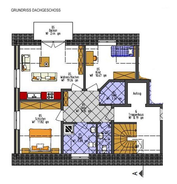 Wohnung zur Miete 620 € 2,5 Zimmer 55 m²<br/>Wohnfläche 3.<br/>Geschoss 01.03.2025<br/>Verfügbarkeit Ringstr. 2 Heisfelde Leer 26789