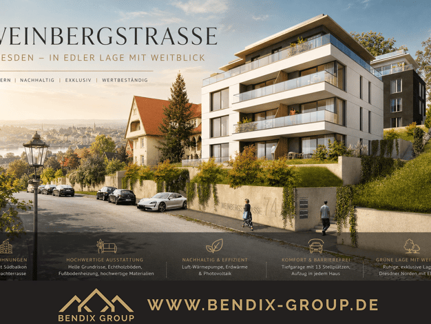 Wohnung zum Kauf - Erstbezug provisionsfrei 410.000 € 2 Zimmer 64,3 m² EG Pieschen-Nord/Trachenberge Ortsamtsbereich Pieschen 01129
