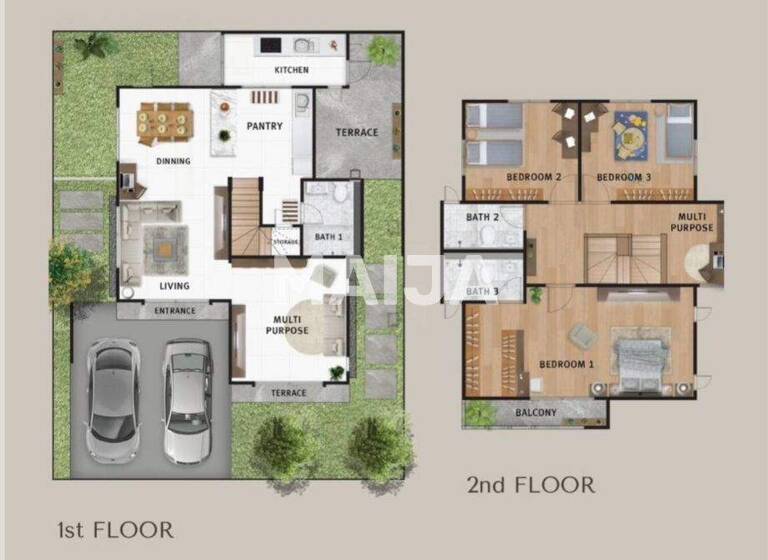 Villa zum Kauf 164.604 € 5 Zimmer 222 m² 92.432 m² Grundstück Rongpo-Motorway 7 Pattaya 20150