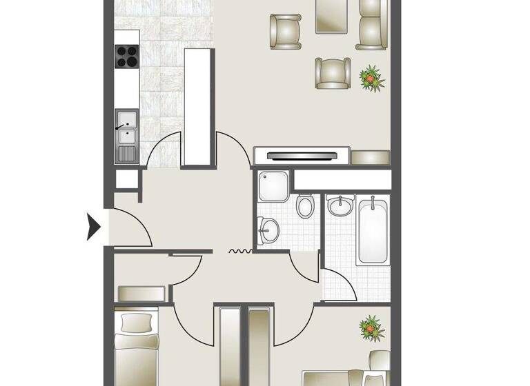 Wohnung zum Kauf 270.000 € 3,5 Zimmer 89 m² 9. Geschoss Asemwald Stuttgart 70599