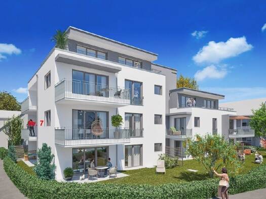 Wohnung zum Kauf provisionsfrei 383.500 € 2 Zimmer 58,3 m² Bergstraße 9 Weingarten 88250