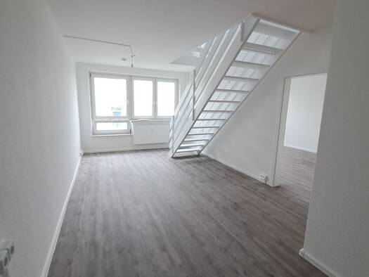 Maisonette zur Miete 860 € 4 Zimmer 107,5 m² 14. Geschoss frei ab sofort Bästleinstr. 8 Schönefeld-Ost Leipzig 04347