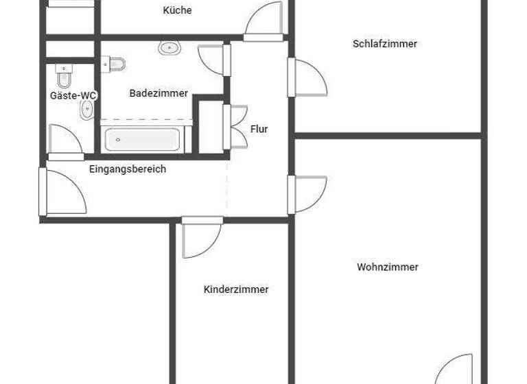 Wohnung zur Miete 799 € 3 Zimmer 74,5 m² 2. Geschoss Robert-Stolz-Straße 37a Neustadt-Stadt Neustadt an der Weinstraße 67433