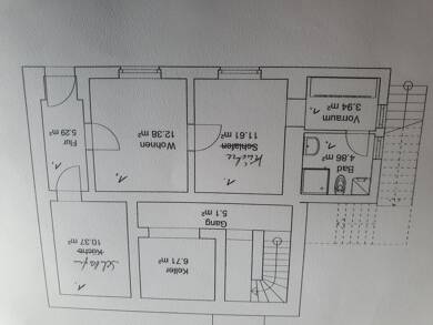 Wohnung zur Miete 300 € 1 Zimmer 48 m² Mühlenstraße Jena 07745