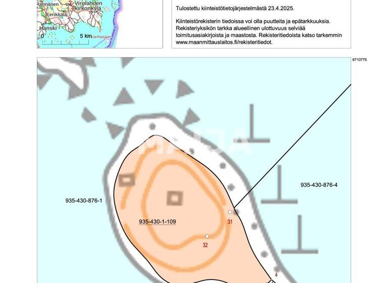 Grundstück zum Kauf 89.000 € 4.364 m² Grundstück Virolahti 49900