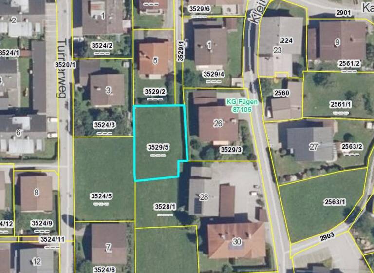 Grundstück zum Kauf 607 m² Grundstück Fügen 6263
