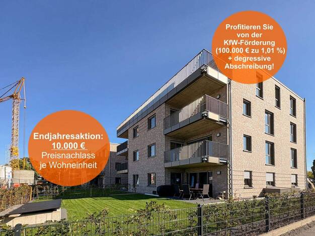 Wohnung zum Kauf - Erstbezug provisionsfrei 348.039 € 3 Zimmer 78,8 m² EG frei ab 31.12.2025 Recke 49509
