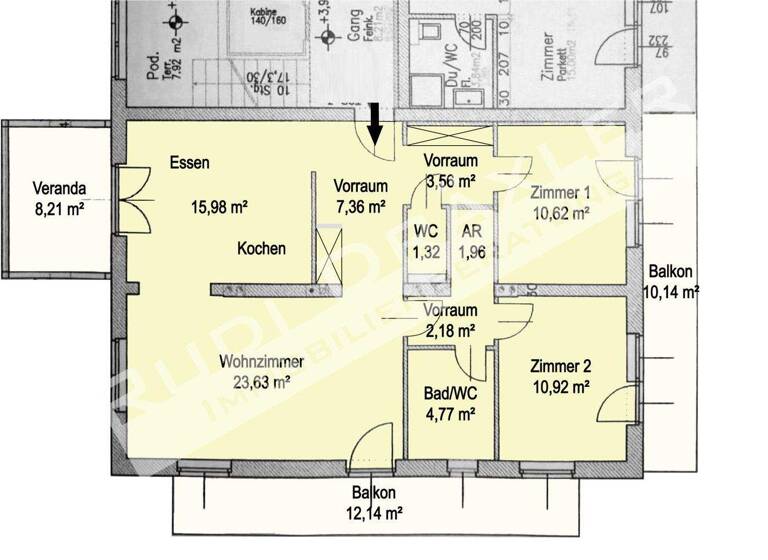Wohnung zum Kauf 399.000 € 3 Zimmer 82 m² 1. Geschoss Irenental 3011