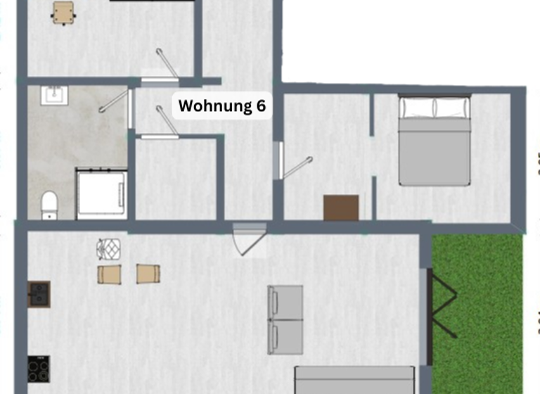 Wohnung zur Miete 1.130 € 3 Zimmer 80,8 m² 1. Geschoss frei ab 01.05.2026 Burgdorf 31303