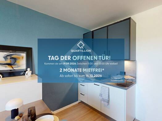 Wohnung zur Miete - Erstbezug 545 € 1 Zimmer 23,5 m² 1. Geschoss frei ab sofort Im Rad Wiesbaden Nordost 65197