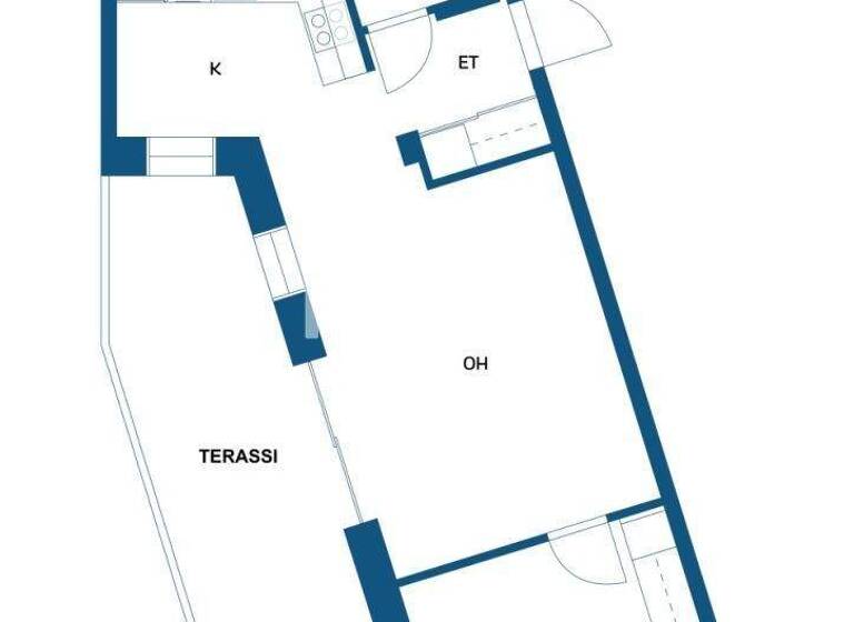 Studio zum Kauf 279.000 € 2 Zimmer 48 m² 1. Geschoss Ranta-Tampellan katu 21 Tampere 33180