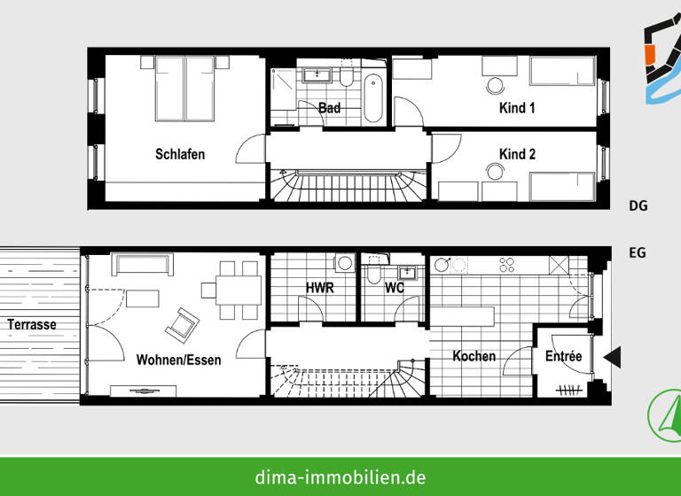 Maisonette zur Miete 1.549 € 4 Zimmer 132,4 m²<br/>Wohnfläche Dachgeschoss, EG<br/>Geschoss 01.06.2025<br/>Verfügbarkeit Fabrikstraße 25 Schkeuditz Schkeuditz 04435