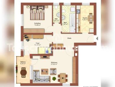 Wohnung zur Miete Tauschwohnung 900 € 3 Zimmer 85 m² Hofstetten Roth 91154