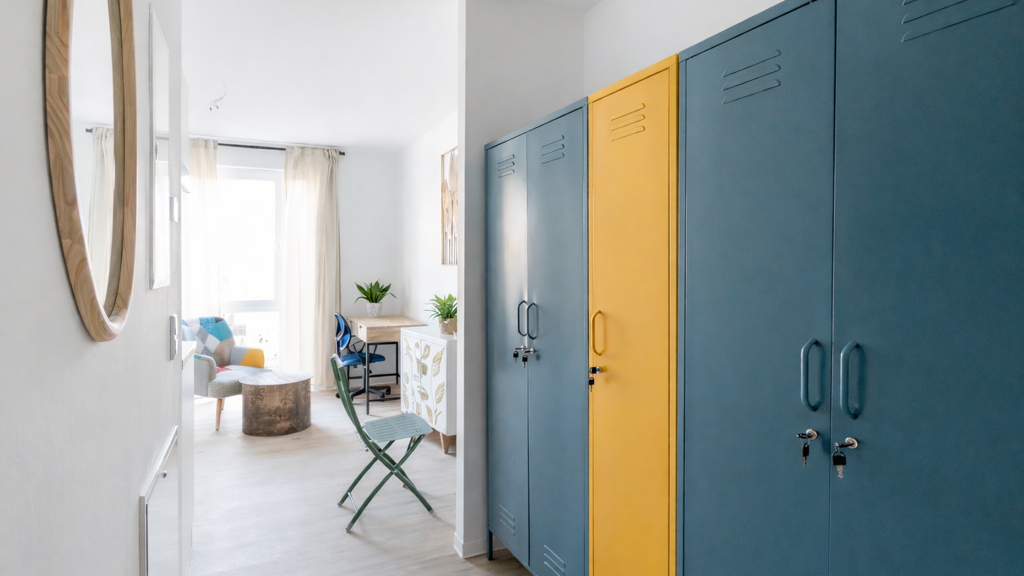 Studio zur Miete - Erstbezug 388 € 1 Zimmer 22,2 m² 5. Geschoss frei ab sofort Hansastraße 22 Alte Neustadt Magdeburg 39106