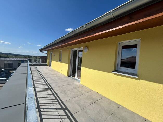 Penthouse zur Miete - Erstbezug 849 € 2,5 Zimmer 76,5 m² 4. Geschoss Dombühl Dombühl 91601