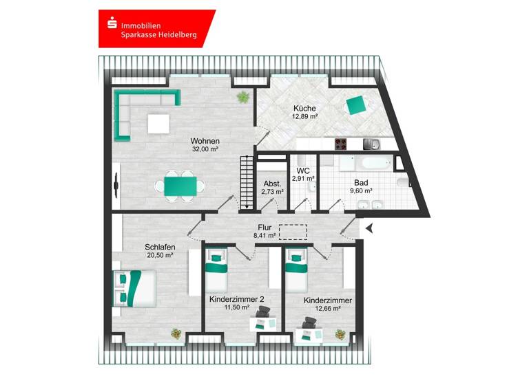 Wohnung zum Kauf 295.000 € 4,5 Zimmer 117 m²<br/>Wohnfläche St Leon Sankt Leon-Rot 68789