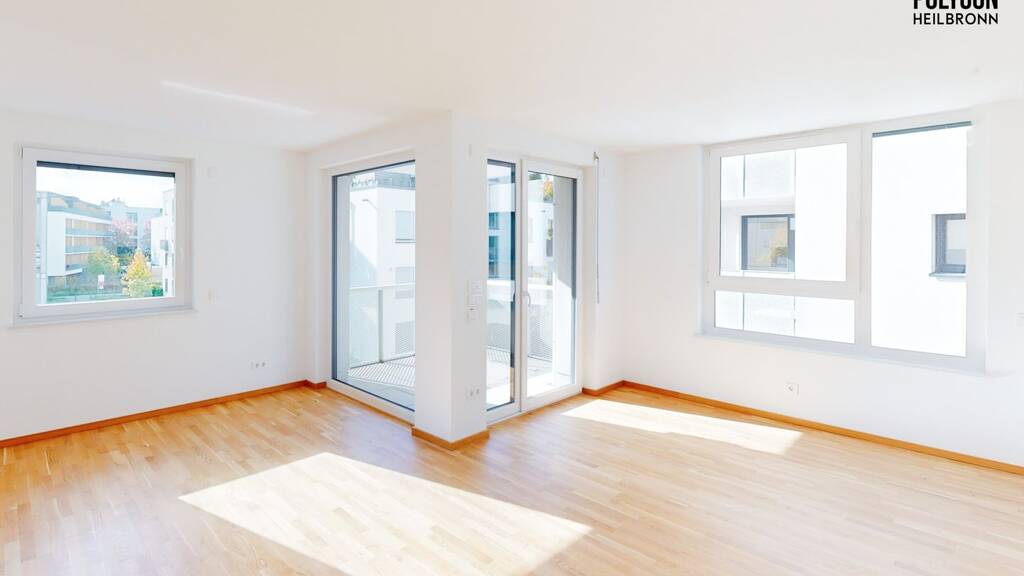 Wohnung zur Miete - Erstbezug 1.255 € 3 Zimmer 81 m² 2. Geschoss Happelstraße 47 Heilbronn 74074