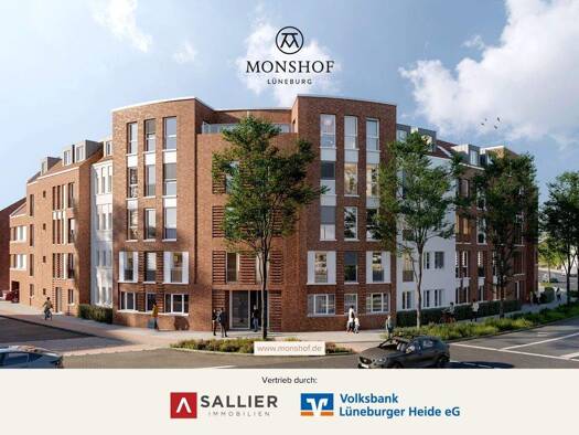 Wohnung zum Kauf - Erstbezug provisionsfrei 465.000 € 3 Zimmer 89,1 m² EG Rotes Feld Lüneburg 21335