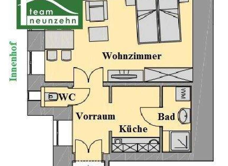 Wohnung zum Kauf 150.001 € 1 Zimmer 36,1 m² EG Wallensteinstraße 56 Wien 1200