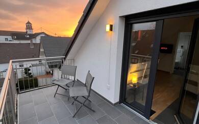 Wohnung zur Miete Wohnen auf Zeit 1.750 € 1 Zimmer 23 m² frei ab 30.06.2025 Neureuter Hauptstraße 0 Neureut - Südlicher Teil Karlsruhe- Neureut 76149