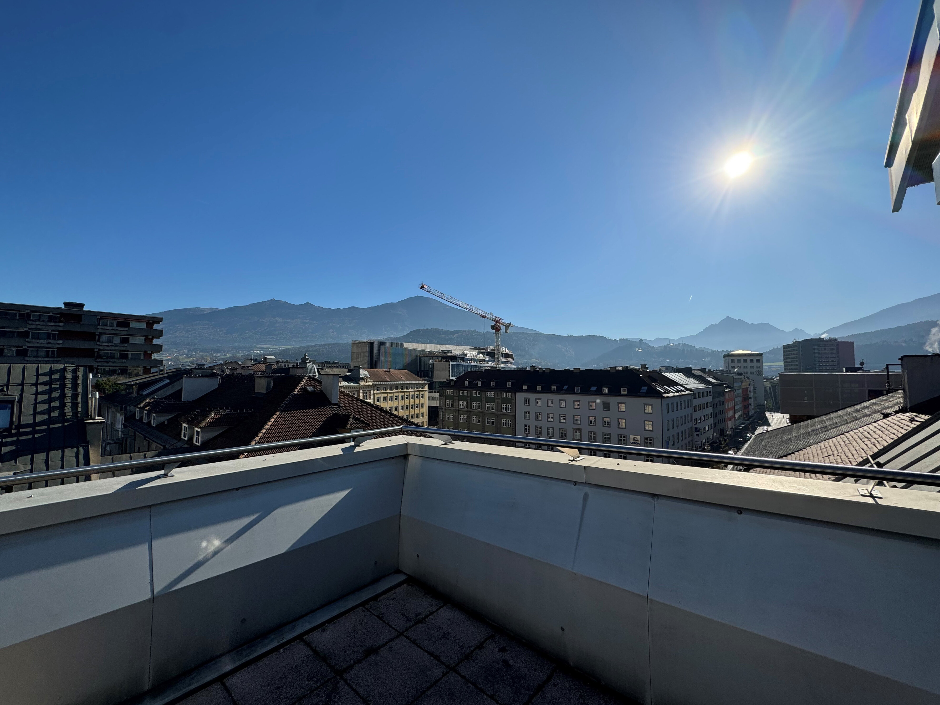 Wohnung zur Miete 2.295 € 3 Zimmer 115 m²<br/>Wohnfläche 7.<br/>Geschoss ab sofort<br/>Verfügbarkeit Wilhelm Greil Strasse 14 Innsbruck Innsbruck-Stadt 6020