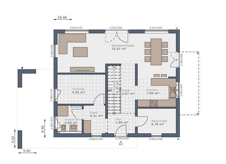 Einfamilienhaus zum Kauf 511.400 € 5 Zimmer 157,1 m² 549 m² Grundstück Erdmannsweiler Königsfeld im Schwarzwald 78126