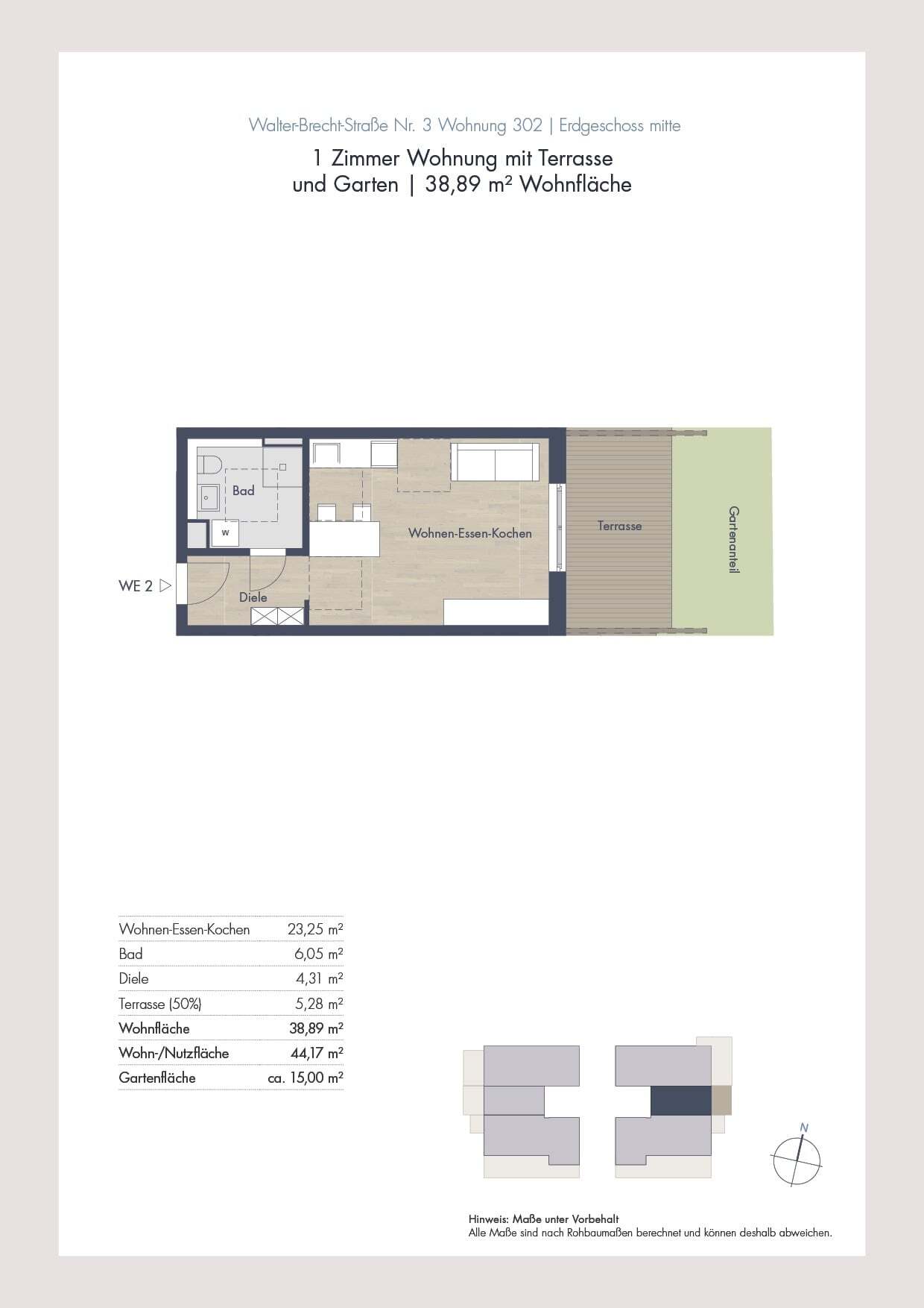 Wohnung zum Kauf provisionsfrei 384.800 € 1 Zimmer 38,9 m²<br/>Wohnfläche Aubing-Süd München 81243