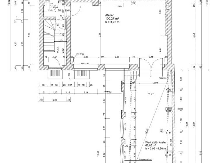 Atelier zur Miete 2.250 € 3 Zimmer 115 m² Bürofläche Nord-Holland Kassel 34127