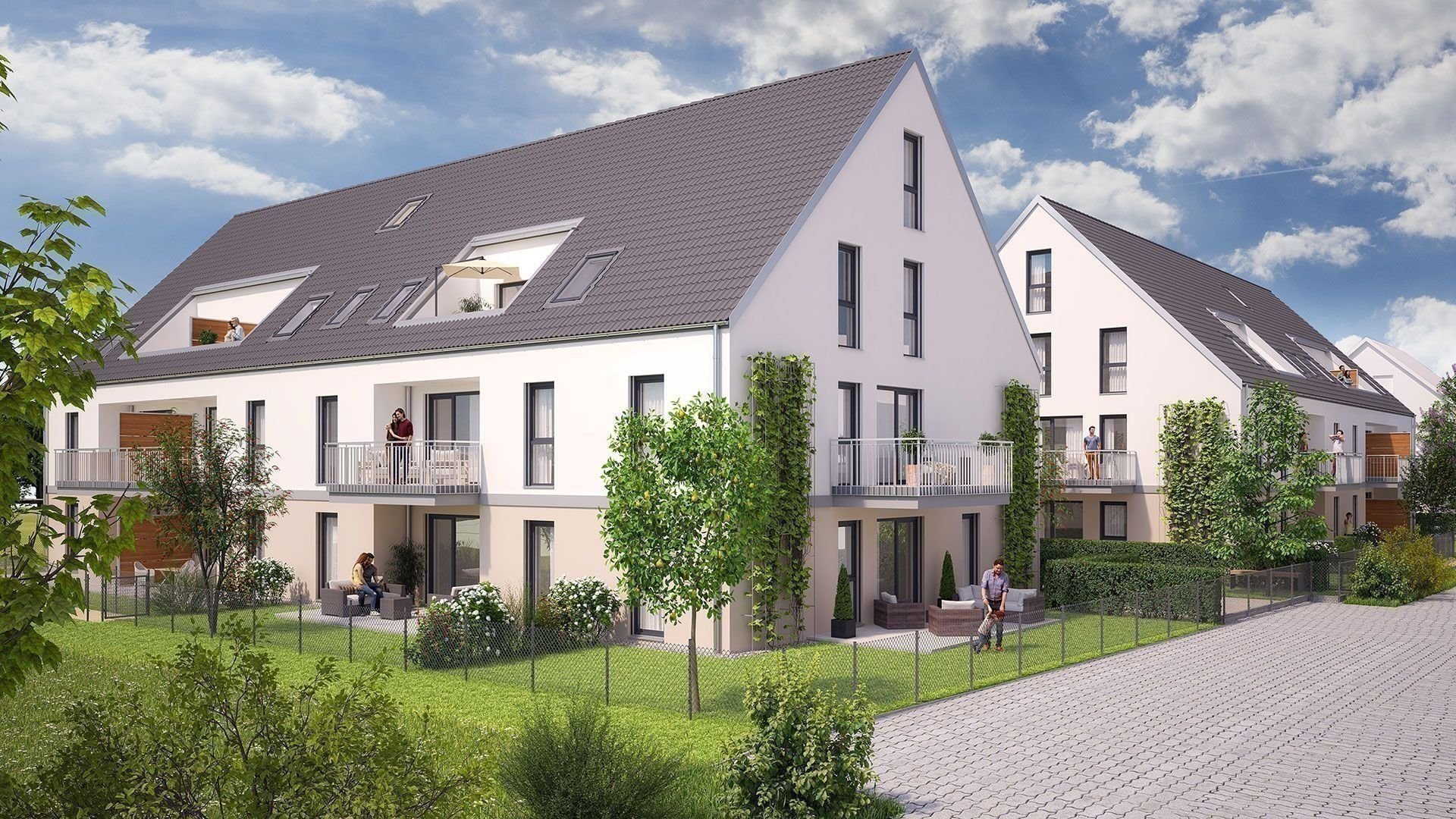 Terrassenwohnung zum Kauf provisionsfrei 319.734 € 2 Zimmer 59,2 m²<br/>Wohnfläche 1.<br/>Geschoss Kornburger Hauptstr. Kornburg / Worzeldorf Nürnberg 90455