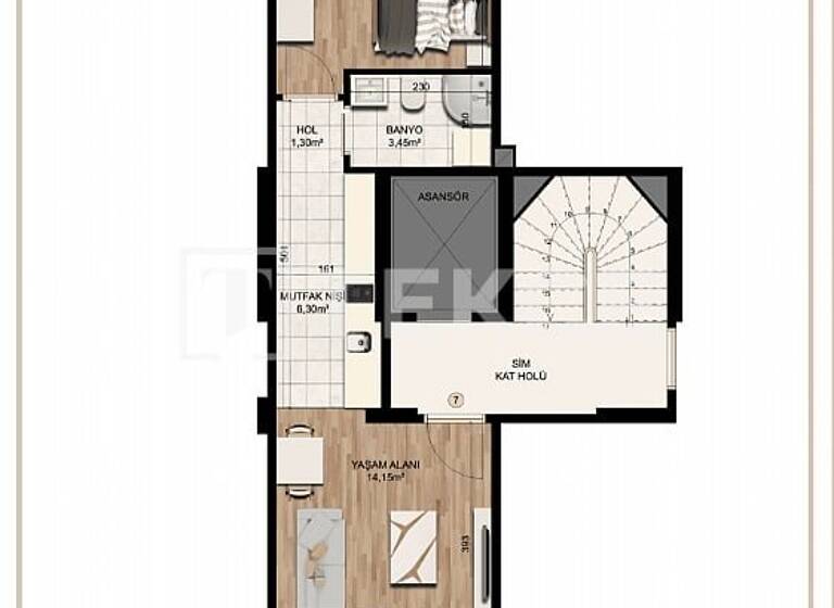 Wohnung zum Kauf 333.000 € 68 m² Kadiköy