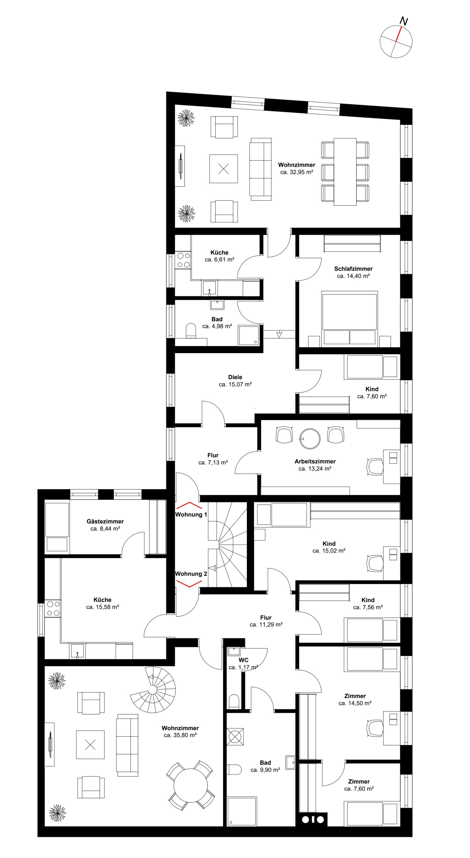 Einfamilienhaus zum Kauf 665.000 € 16 Zimmer 417 m²<br/>Wohnfläche 870 m²<br/>Grundstück Grimmen Grimmen 18507