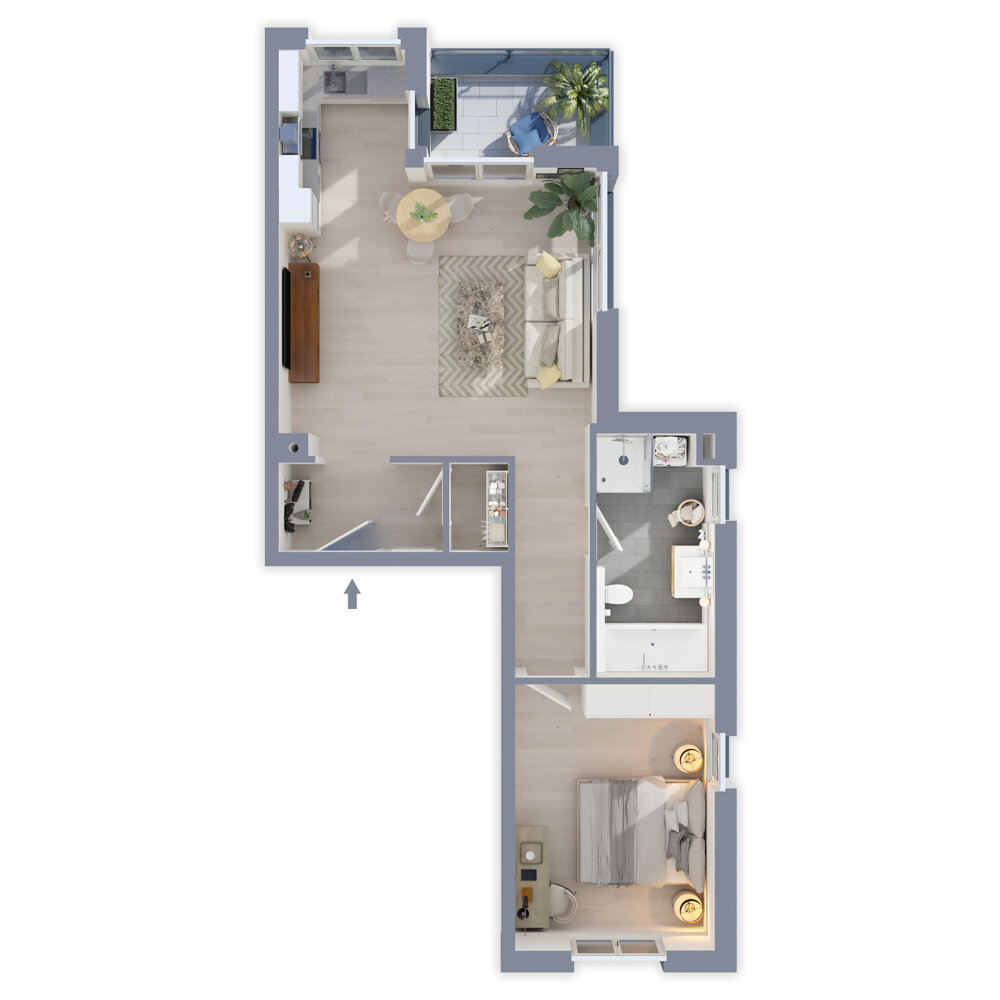 Penthouse zur Miete 950 € 2 Zimmer 80,1 m²<br/>Wohnfläche 15.02.2025<br/>Verfügbarkeit Albrecht-Thaer-Str. 1b Uelzen Uelzen 29525