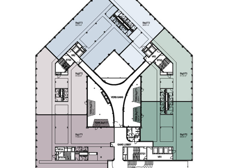 Bürofläche zur Miete 23,60 € 592,3 m² Bürofläche teilbar ab 390 m² Wien 1020