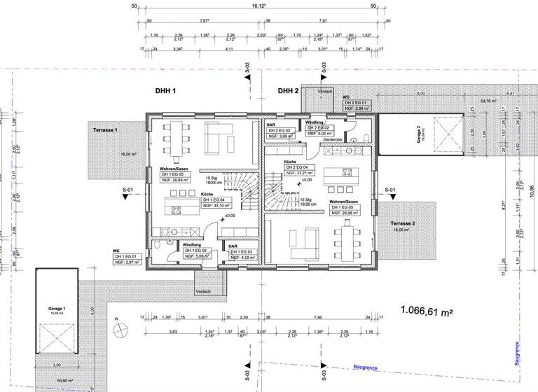 Doppelhaushälfte zum Kauf provisionsfrei 395.000 € 4 Zimmer 124,7 m² 533,5 m² Grundstück Vachdorf 98617