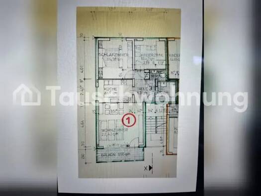 Wohnung zur Miete Tauschwohnung 840 € 3 Zimmer 70 m² EG Wiesbaden 65195