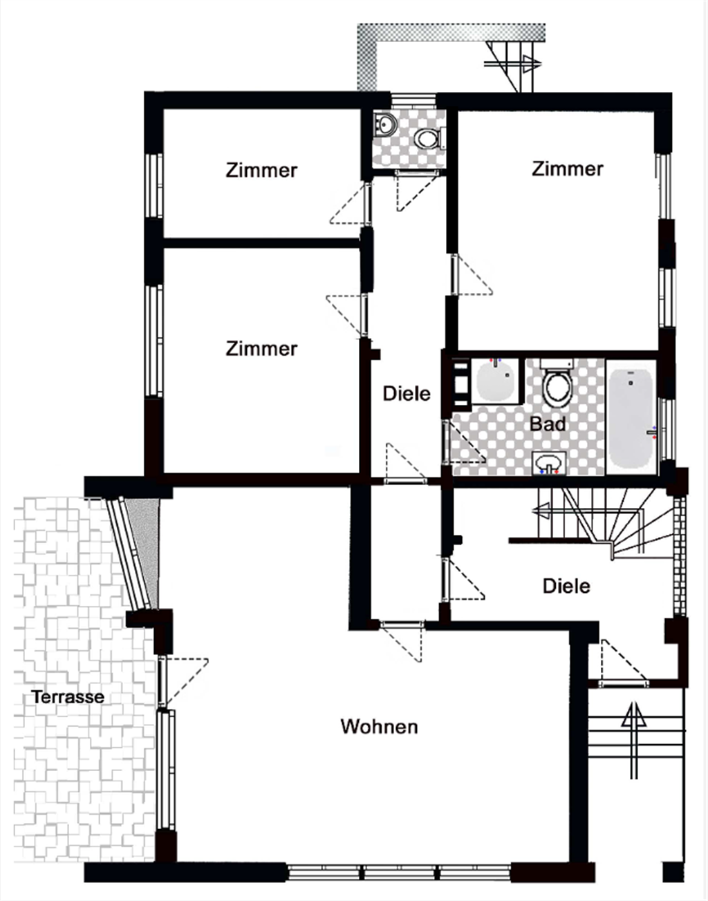 Mehrfamilienhaus zum Kauf 320.000 € 4 Zimmer 91 m²<br/>Wohnfläche 823 m²<br/>Grundstück ab sofort<br/>Verfügbarkeit Tangstedt Tangstedt , Kr Stormarn 22889