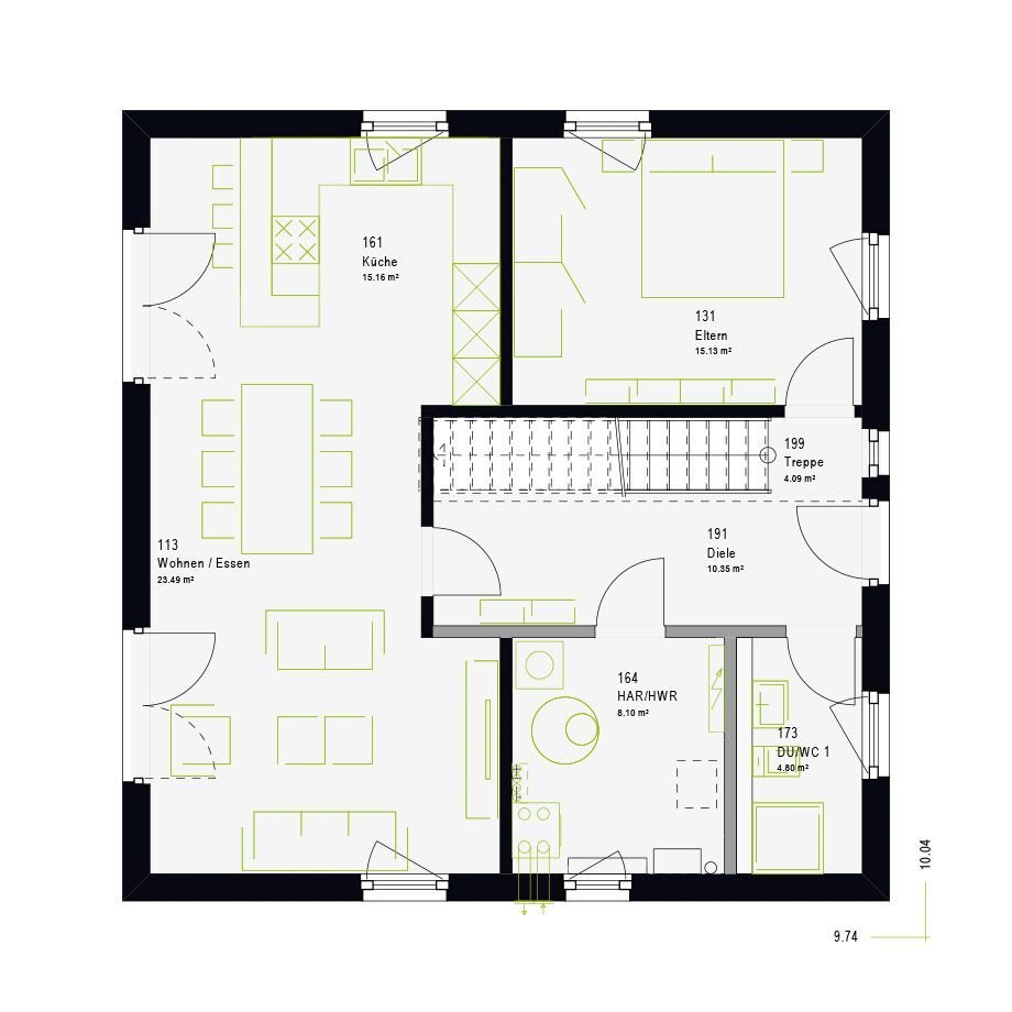 Einfamilienhaus zum Kauf provisionsfrei 484.859 € 5 Zimmer 133,9 m²<br/>Wohnfläche 280 m²<br/>Grundstück Rümmingen 79595