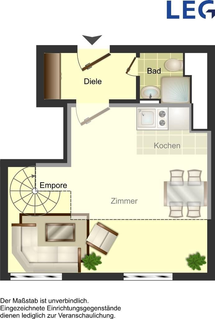 Wohnung zur Miete 362 € 1 Zimmer 36 m²<br/>Wohnfläche 1.<br/>Geschoss 27.09.2024<br/>Verfügbarkeit Zum Roten Berge 19 Hiltrup - Mitte Münster 48165