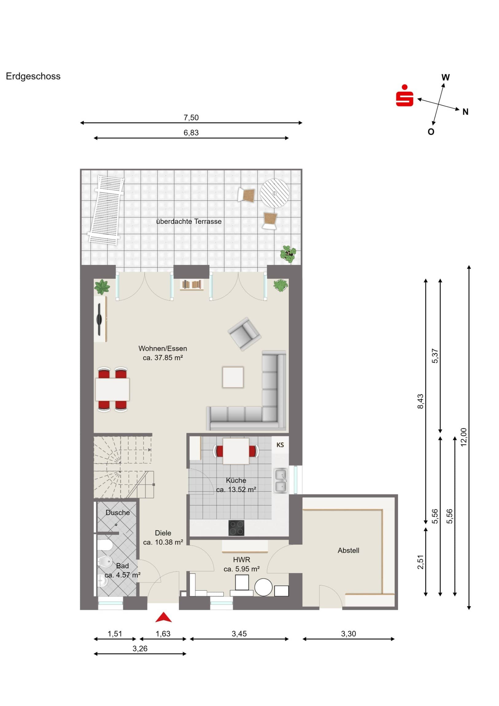 Doppelhaushälfte zum Kauf 439.000 € 6 Zimmer 175 m²<br/>Wohnfläche 414 m²<br/>Grundstück Innenstadt Osterholz-Scharmbeck 27711