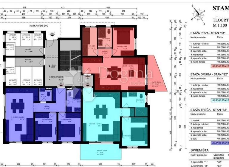 Wohnung zum Kauf 222.000 € 3 Zimmer 71 m² Privlaka