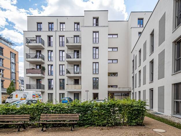 Wohnung zur Miete 575 € 2 Zimmer 46,4 m² 2. Geschoss frei ab 01.01.2026 Lößnitzstraße 4 Äußere Neustadt Dresden 01097